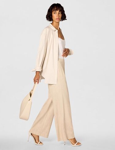 NIC+ZOE Women's 31" Bi-Stretch Twill Wide-Leg Pant in Saudi Arabia
