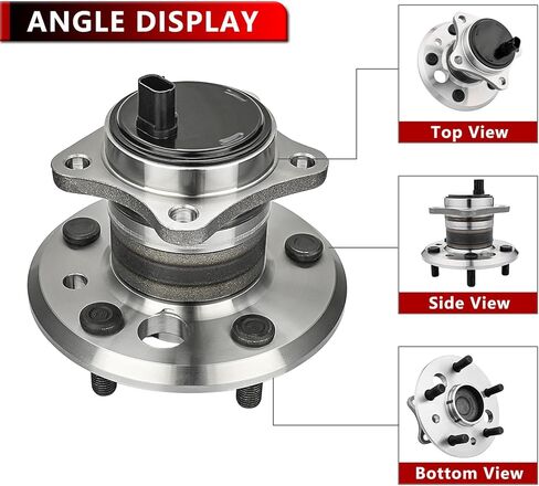 512206 512207 (Pair) Rear Wheel Hub Bearing Assembly for Toyota Avalon 2005-2012, for Toyota Camry 2002-2011, for Lexus ES300 2002-2003, for ES330 2004-2006, for Toyota Solara 2004-2008 in Saudi Arabia