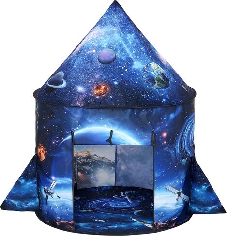 خيمة لعب سفينة الصواريخ، خيام لعب للأطفال، خيمة فضاء لطيفة، سفينة فضاء داخلية وخارجية مع جناح (جالاكسي) in Kuwait