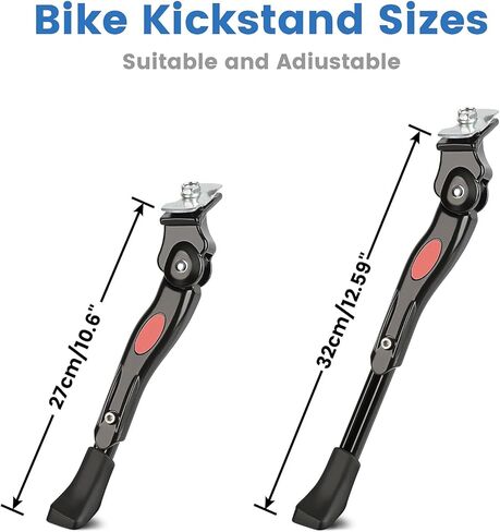 VECKUSON Kickstand for Kids Bike, Bicycle Kickstands Center Mount for 16 18 20 22 Inch Bicycles Adjustable Aluminum Alloy Kickstands for 16-18-20inch 18-20-22inch Mountain Bike in Kuwait