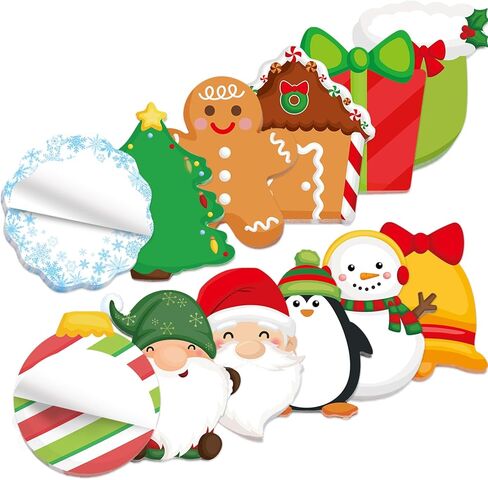 Fancy Land 24 Pads Christmas Sticky Notes Cute Xmas Sticky Notes for Teachers Classrooms 720 Sheets Memo Pads Page Markers Flags Gifts Home Office School Supplies in Saudi Arabia
