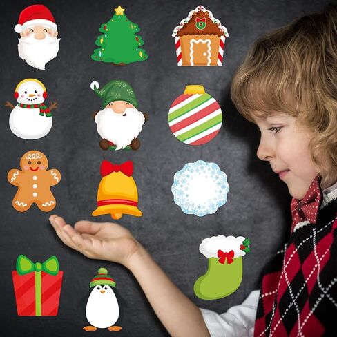 Fancy Land 24 Pads Christmas Sticky Notes Cute Xmas Sticky Notes for Teachers Classrooms 720 Sheets Memo Pads Page Markers Flags Gifts Home Office School Supplies in Saudi Arabia
