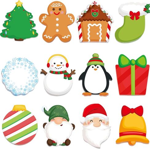 Fancy Land 24 Pads Christmas Sticky Notes Cute Xmas Sticky Notes for Teachers Classrooms 720 Sheets Memo Pads Page Markers Flags Gifts Home Office School Supplies in Saudi Arabia