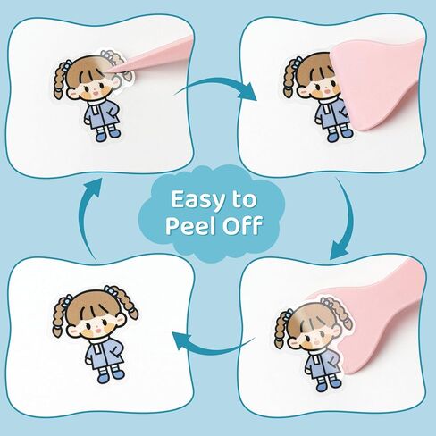 100 Sheets Blank Release Paper Binder Refills for Sticker Book Collecting Album,Double-Sided Reusable Sticker Paper Binder Insert Sheet for A5 6-Ring Organizers in Saudi Arabia