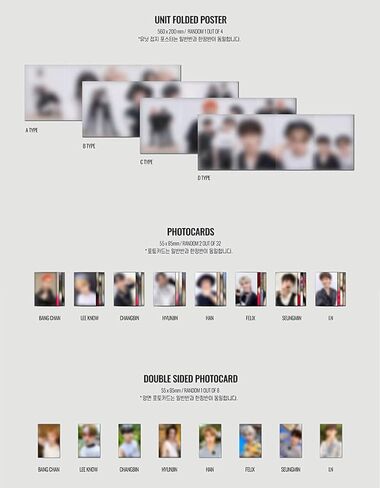 STRAYKIDS (NOEASY: A TYPE) 2nd Album CD+Unit Folded Poster+Photocards+Double Sided Photocard+Photobook+Sticker+Lyrics Book+(Extra 4 Photocards+1 Double-Sided Photocard+Pocket Mirror) in Saudi Arabia
