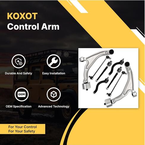 4Pcs Front Lower Control Arm Stabilizer Sway Bar End Link Fit for Honda Pilot 2009 2010 2011 2012 2013 2014 2015, K621550 K621551 K750124 in Saudi Arabia