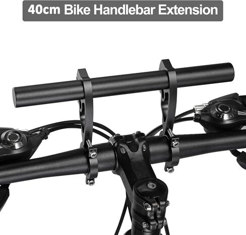Yizhet Bike Handlebar Extender, Bicycle Handlebar Extension Lightweight Durable Double Bike Handlebar Bracket for Holding Bicycle Speedometer, GPS, Phone Mount Holder in Kuwait