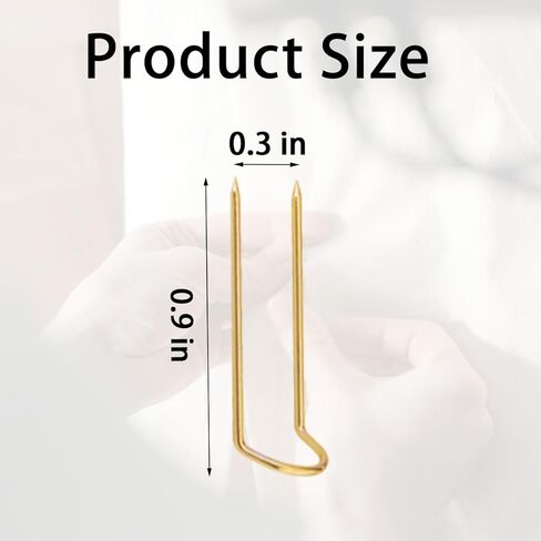100 Pieces Sewing U Pins, U Pin Needle, U-Pins for Jewelry Display Craft DIY Multipurpose Straight Pin for Craft, DIY Sewing Project (Gold) in Saudi Arabia
