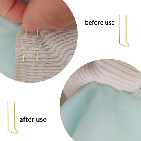 100 Pieces Sewing U Pins, U Pin Needle, U-Pins for Jewelry Display Craft DIY Multipurpose Straight Pin for Craft, DIY Sewing Project (Gold) in Saudi Arabia