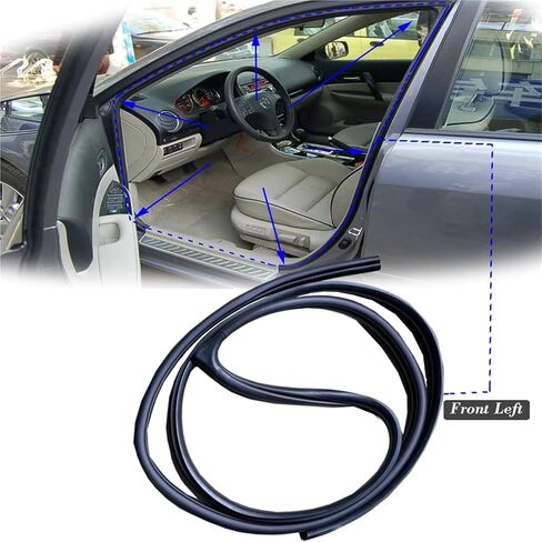 Car Door Frame Sealing Strip Waterproof Sealing Strip NO. : GJ6A-68-911/912/913/914(Rear Left) in Saudi Arabia