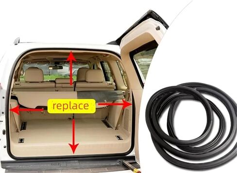 Rear Tailgate Seal Strip Rear Trunk Waterproof Strip(for 2003-2007) in Saudi Arabia