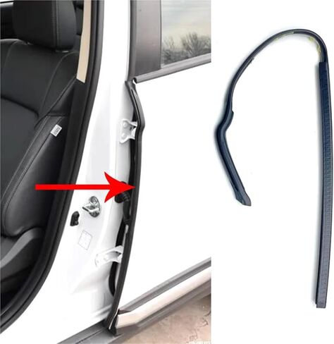 Door Edge Anti-Collision Rubber Strip B-Pillar Sealing Strip Center Pillar 5755A443 5755A444(Left-1PC) in Saudi Arabia