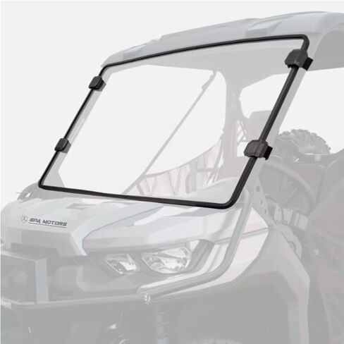 Front Full Windshield Scratch Resistant Assembly Fits Can-Am Defender HD 5/8/10 (2016-2024) in Saudi Arabia