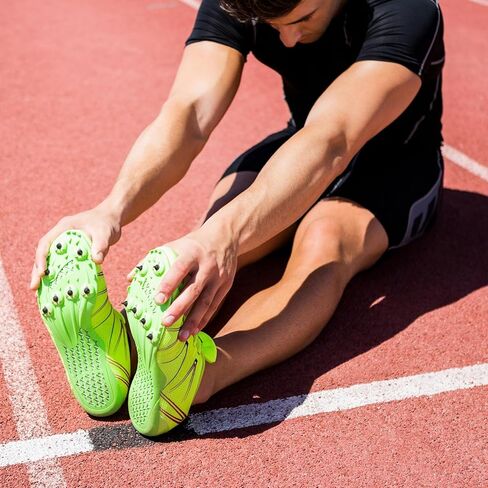 YUNVI 220 Pcs 1/4 Inch Stainless Steel Spikes with 1 PC Spike Wrench for Track Shoes, 0.25" Replacement Spikes for Ice Cleats, Steel Pyramid Spikes for Hiking, Running, High Jumping, with Storage Box in Kuwait