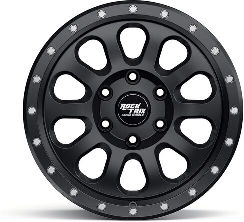 عجلة RockTrix RT111 مقاس 17 بوصة متوافقة مع عجلات Ford 2021+ Bronco 17x9 6x5.5 (+إزاحة 12 مم) 6x139.7 PCD، تجويف 93.1 مم، عجلات معدنية، متوافقة أيضًا مع إطارات Ranger 2019+ in Saudi Arabia