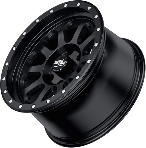 عجلة RockTrix RT111 مقاس 17 بوصة متوافقة مع عجلات Ford 2021+ Bronco 17x9 6x5.5 (+إزاحة 12 مم) 6x139.7 PCD، تجويف 93.1 مم، عجلات معدنية، متوافقة أيضًا مع إطارات Ranger 2019+ in Saudi Arabia