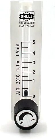 LZQ-6 0-5LPM Air Flow Meter (LZQ Gas Flow Meter) with Control Valve(1-10LPM) in Saudi Arabia