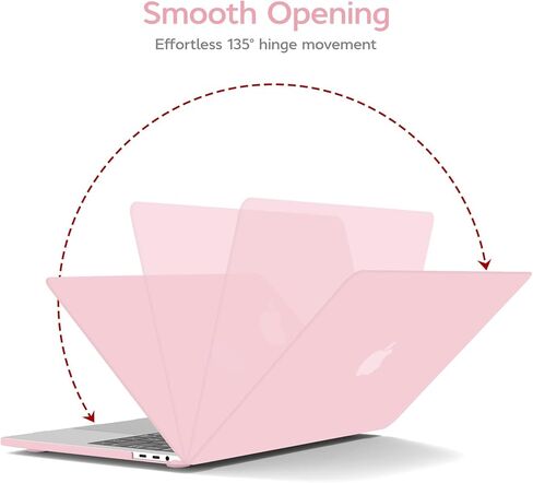 Anban متوافق مع حافظة MacBook Pro 13 بوصة 2025 2024 2023 M2، 2022-2016 M1 A2338 A2251 A2289 A2159 A1989 A1708 A1706، حافظة كمبيوتر محمول بلاستيكية صلبة + غطاء لوحة مفاتيح + واقي شاشة، أرجواني in Kuwait