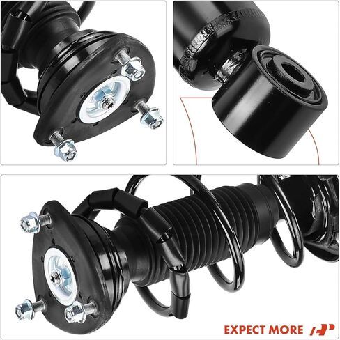 A-Premium Set (4) Front and Rear Shock Absorber and Complete Strut and Coil Spring Assembly Compatible with Nissan Frontier 2006-2019, RWD, Driver and Passenger Side in Saudi Arabia