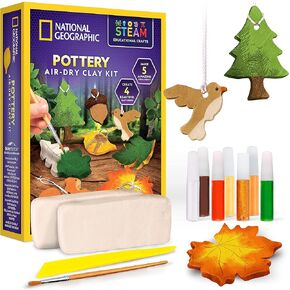 NATIONAL GEOGRAPHIC Mosaic Arts and Crafts Kit for Kids - Mosaic Kit for Creating 3 Glass Tile Mosaic Art Projects, Includes Glass Tiles, Templates, Plaster & More, Art Supplies, Mosaic Kits for Kids in Kuwait