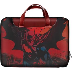 Laptop Bag for Men Women,Superhero Theme14 Inch Waterproof Faux Leather Messenger Bag with Adjustable Strap in Kuwait