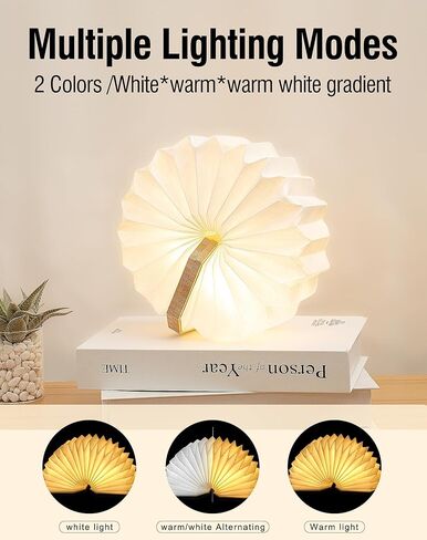مصباح الأكورديون الأصلي القابل للطي، مصباح مكتب خشبي محمول، هدايا يابانية، فانوس ورقي LED مبتكر مع USB لتزيين المنزل (الجوز) in Kuwait