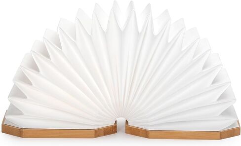 مصباح الأكورديون الأصلي القابل للطي، مصباح مكتب خشبي محمول، هدايا يابانية، فانوس ورقي LED مبتكر مع USB لتزيين المنزل (الجوز) in Kuwait