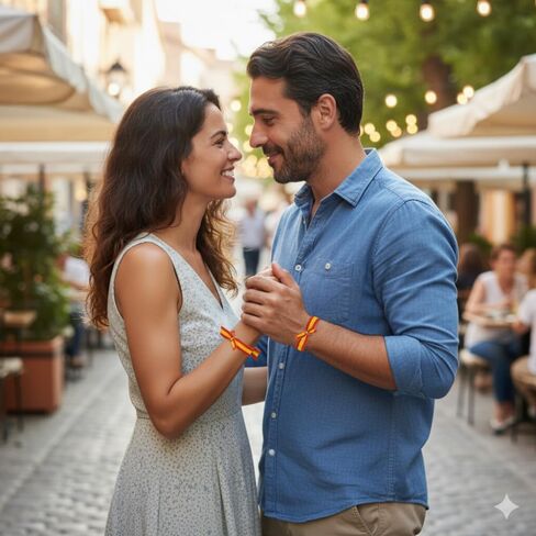 BDM Men's and Women's Fabric Bracelet with The Flag of Spain and Adjustable Closure, car Hanger, Bag, Backpack... 10 mm in Kuwait