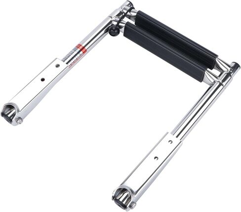 Hoffen Telescopic 4 Step Ladder Stainless Steel Telescoping Extendable Boat Ladder 900 Pound Capacity for Marine Yacht/Swimming Pool in Kuwait