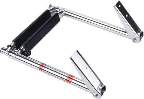 Hoffen Telescopic 4 Step Ladder Stainless Steel Telescoping Extendable Boat Ladder 900 Pound Capacity for Marine Yacht/Swimming Pool in Kuwait