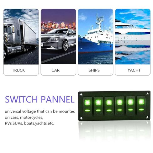 مفاتيح مفاتيح مفاتيح مفاتيح مفاتيح من الألومنيوم 4 عصابة مع تيار مستمر 5 فولت 3.1 أمبير شاحن يو إس بي مزدوج عرض فولتميتر رقمي تيار مستمر 12 فولت لمقبس طاقة سيارة مقطورة قارب بحري RV شاحنة in Kuwait