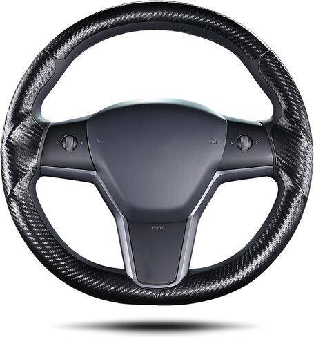 Steering Wheel Cover for Tesla Model 3(2017-2023) Model Y(2020-2024), Steering Wheel Accessories for Tesla Model 3/ Y in Saudi Arabia