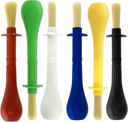 U.S. Art Supply 10-Piece Thick Paint Brush Set - Large Paint Brushes in Kuwait