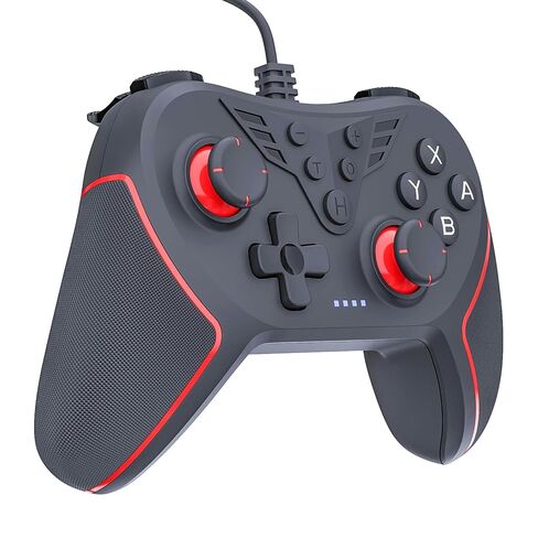 وحدة تحكم سلكية للكمبيوتر الشخصي مع زرين للتخطيط واهتزاز قابل للتعديل و3 سرعات تربو متوافقة مع نظام Win(11/10/8/7) التوصيل والتشغيل باللون الوردي in Kuwait