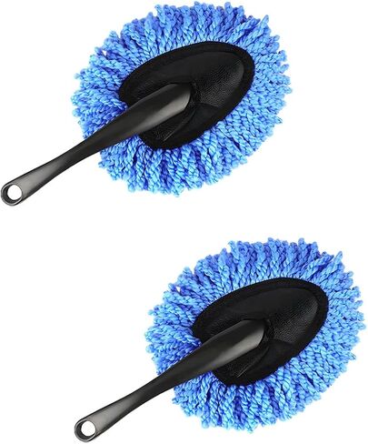 Car Dash Duster Brush, Super Soft Microfiber Multi-Functional Car Cleaning Brush, Scratch Free Dash Dusting Tool with a Anti-Skid Handle for Vehicle Home Kitchen Cleaning (Gray) in Saudi Arabia