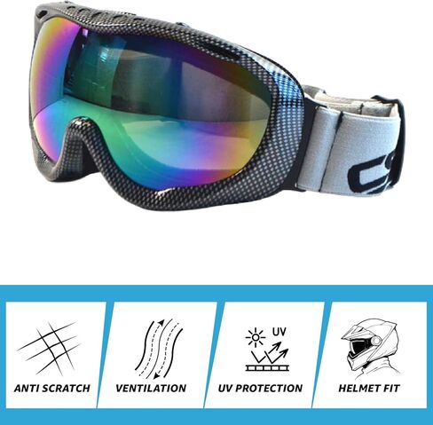 CRG Motocross ATV Dirt Bike Off Road Racing Goggles Adult T815-37 in Saudi Arabia