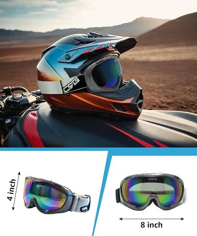 CRG Motocross ATV Dirt Bike Off Road Racing Goggles Adult T815-37 in Saudi Arabia
