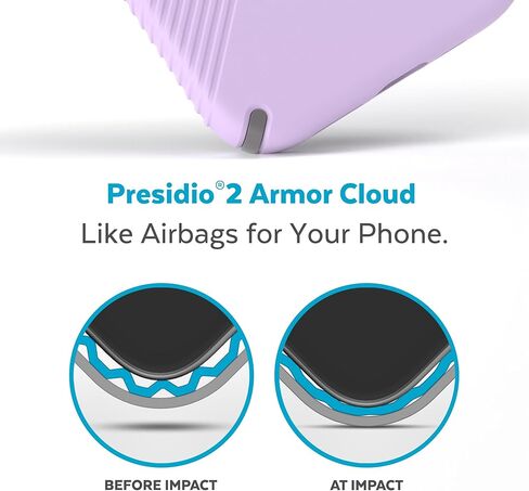 Speck Presidio2 Grip MagSafe - Non-Slip iPhone 14 Plus Case (Black/White) in Kuwait