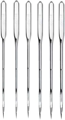 Sewing Machine Needles, Universal Regular Point Needles, Sewing Needles for Home Sewing Machine, 50Pcs Silver Sizes HAX1 65/9, 75/11, 90/14, 100/16, 110/18 in Saudi Arabia