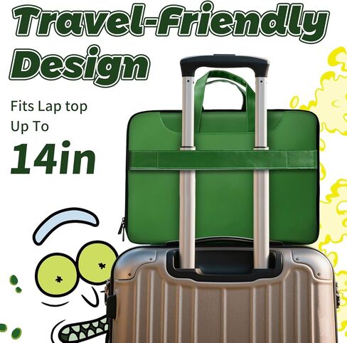 Laptop Bag for Men Women,Superhero Theme14 Inch Waterproof Faux Leather Messenger Bag with Adjustable Strap in Saudi Arabia
