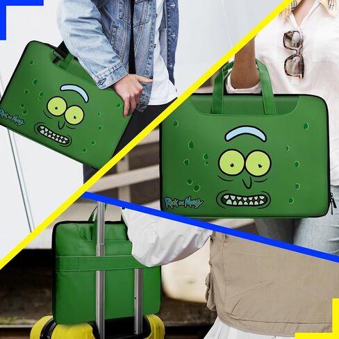 Laptop Bag for Men Women,Superhero Theme14 Inch Waterproof Faux Leather Messenger Bag with Adjustable Strap in Saudi Arabia