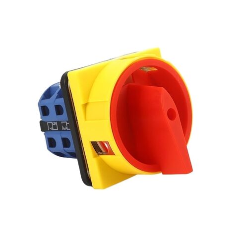 Szw26-25 2gs 64x64mm Panel 2 Poles 25a Power Cut-Off Combination Knob Padlock Master Control Circuit Rotary Cam Switch in Kuwait