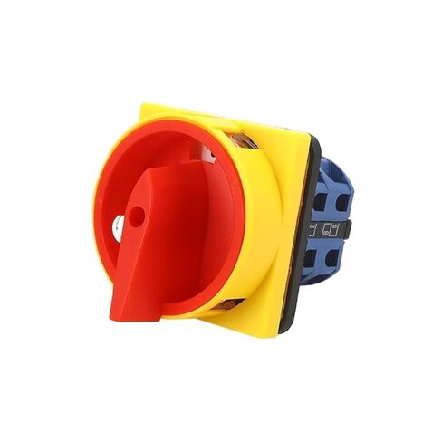 Szw26-25 2gs 64x64mm Panel 2 Poles 25a Power Cut-Off Combination Knob Padlock Master Control Circuit Rotary Cam Switch in Kuwait