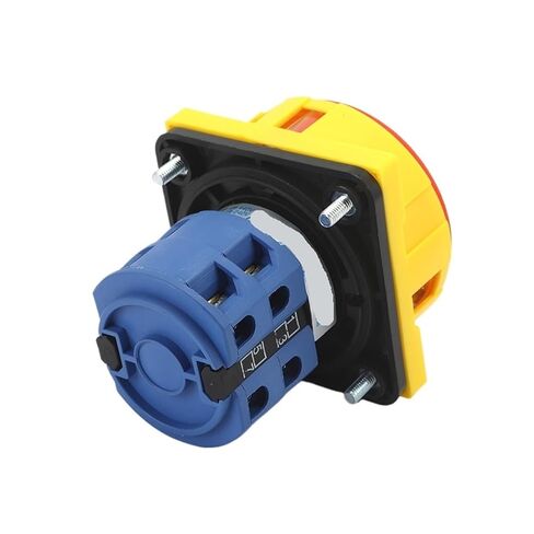 Szw26-25 2gs 64x64mm Panel 2 Poles 25a Power Cut-Off Combination Knob Padlock Master Control Circuit Rotary Cam Switch in Kuwait