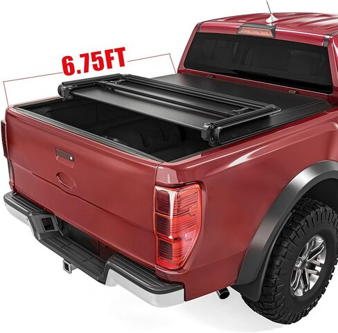 PENSUN 8Ft Soft Tri-Fold Truck Bed Tonneau Cover Fit for Ford F250 F350 Superduty 1999-2024, Black Tonneau Cover in Saudi Arabia
