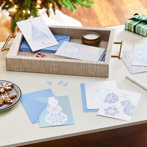 Hallmark Boxed Christmas Cards Assortment, Gold Foil Classic (6 Designs, 36 Cards with Envelopes) in Saudi Arabia
