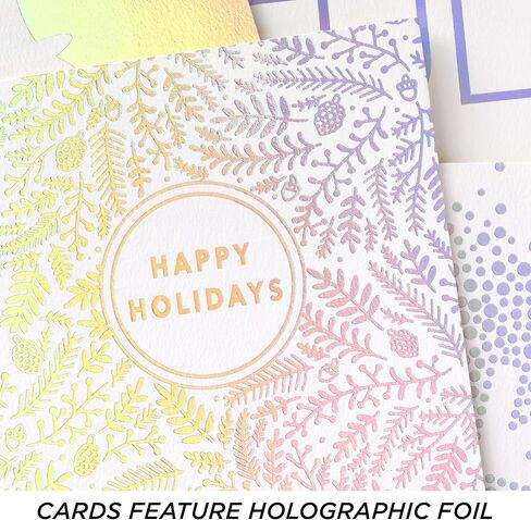 Hallmark Boxed Christmas Cards Assortment, Gold Foil Classic (6 Designs, 36 Cards with Envelopes) in Saudi Arabia