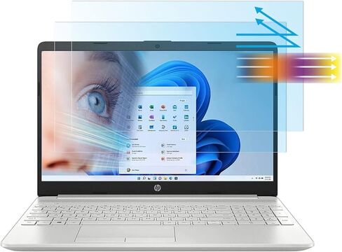 2 Pack Screen Protector for HP EliteBook 16 / Pavilion Plus 16 / ENVY X360 16/ Spectre X360 16,/ ZBook Firefly/Studio/Fury 16 inch Laptop Screen Protector Anti Glare Anti Blue Light Eyes Protection in Saudi Arabia