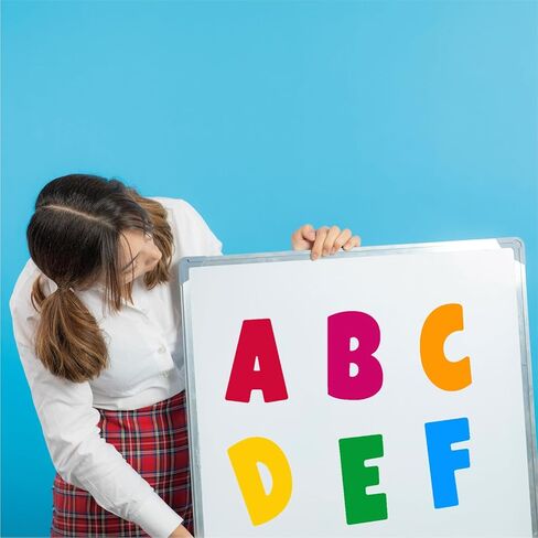 Bemeol Letter Stickers 378 Pcs Bulletin Board Letters for Classroom 4 Inch Alphabet Cutout Letters for Poster Board Display Home Classroom School Decor(Black) in Saudi Arabia