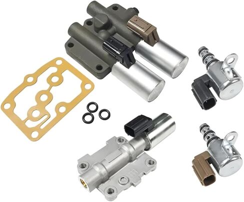 Transmission Solenoid Kit Compatible For Honda Accord Odyssey Pilot TL CL 28250-P6H-024 28250-P7W-003 28400-P6H-003 28500-P6H-003 in Saudi Arabia
